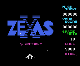 Zexas (1984, MSX, dB-SOFT)
