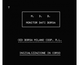 M.D.B. Monitor Dati Borsa (MSX2, CED BORSA MILANO COOP. R.L.)