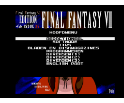 FutureDisk 35 - Final Fantasy VII Edition (1998, MSX2, S.T.U.F.F.)
