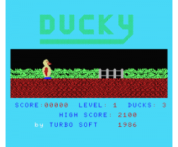 Ducky (1986, MSX, Turbo Soft)