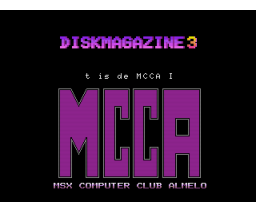 MCCA Info Disk 03 (1990, MSX2, MCCA)