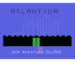 Guss en la Atlantida (1985, MSX, Creativos Editoriales)