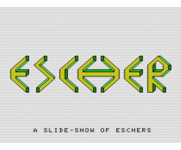 A Slide Show of Eschers (1990, MSX2, AVcomputing)
