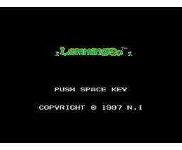 Lemmings (1997, MSX2, N.I.)