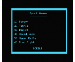 Sport Games (MSX, Armati Soft)