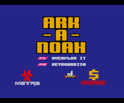 Ark-A-Noah (2000, MSX2, Matra)