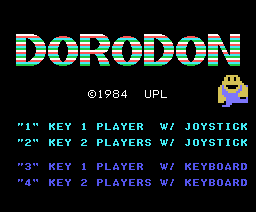Dorodon (1984, MSX, UPL)