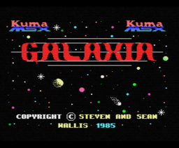 Galaxia (1985, MSX, Steven Wallis, Sean Wallis)