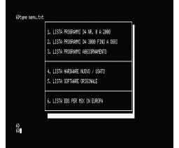 MSX Program List (1995, MSX2, Freesoft Club)