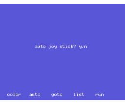 Active Joystick Control Program (for MSX) (1985, MSX, Tuyoshi Sunmura)