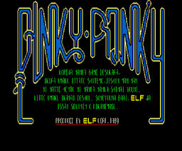 Pinky Ponky 2: Twilight Games (1989, MSX2, Elf Co.)