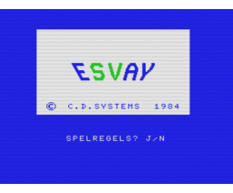 Esvay (1984, MSX, CD Systems)