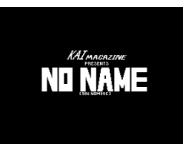 No Name (1995, MSX2, Kai Magazine)