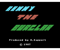 Benny the Burglar (1997, MSX, Hans Kappert)