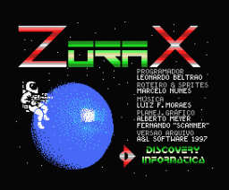 Zorax (1990, MSX, Discovery Informática)
