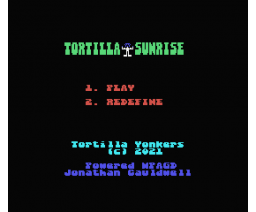 Tortilla Sunrise (2021, MSX, Tortilla Yonkers)