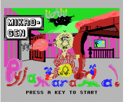 Pyjamarama (2024, MSX, MIkro-Gen)