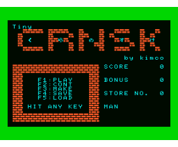 Tiny CRNSK (1985, MSX, kimco)