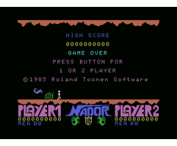 Nador (1985, MSX, Roland Toonen Software)