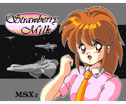Strawberry Milk (1992, MSX2, Interpreter Softwere, WAX-G2, KDD)