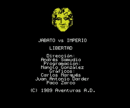 Jabato (1989, MSX, Aventuras AD)
