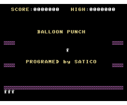 Balloon Punch (MSX, Satico)