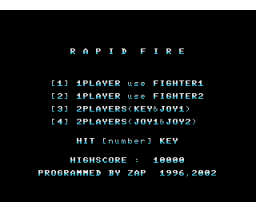 Rapid Fire (2002, MSX2, T.M. / ZAP)