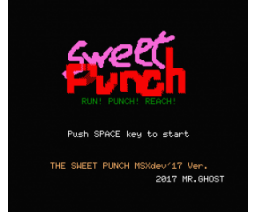 Sweet Punch (2017, MSX2, Mr. Ghost)