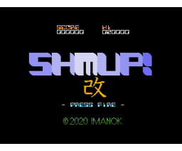 SHMUP! Kai (2020, MSX, Imanok)