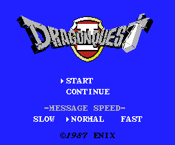 Dragon Quest II (1988, MSX, ENIX)