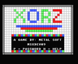 X0rz (2009, MSX, Metal Soft)