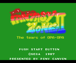 Fantasy Zone II - The Tears Of Opa Opa (1987, MSX2, SEGA)