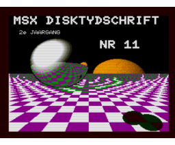 MSX DISKTYDSCHRIFT NR 11 (1989, MSX2, White Soft)