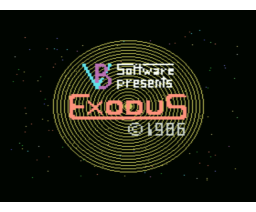 Exodus (1986, MSX, Volker Becker)