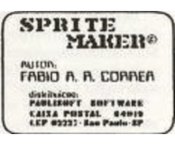 Sprite Maker (MSX, Fabio A. R. Correa)