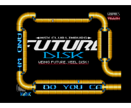 FutureDisk 01 (1992, MSX2, S.T.U.F.F.)