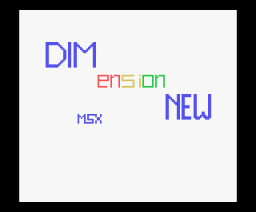Dim-Calc (1985, MSX, DIMensionNEW)