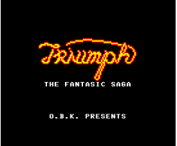 Triumph: The Fantasic Saga (MSX2, Original Brain Keepers)