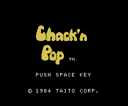 Chack'n Pop (1984, MSX, TAITO)
