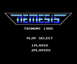 Nemesis (1986, MSX, Konami) | Releases | Generation MSX