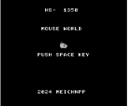 Mouse World (2024, MSX, MSX2, Meichnpp)