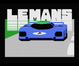 Le Mans (1984, MSX, Electric Software)