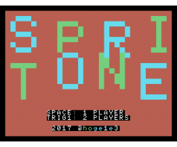 Spritone (2017, MSX, hoge1e3)