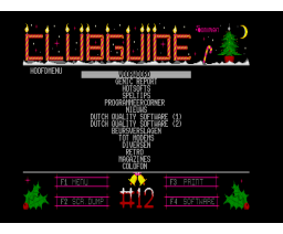 Clubguide Magazine 12 (1991, MSX2, GENIC)