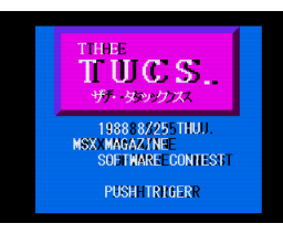 The Tucs (1988, MSX, MSX Magazine (JP))