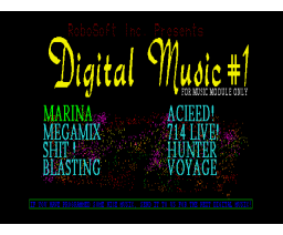 Digital Music #1 (1991, MSX2, Robosoft)