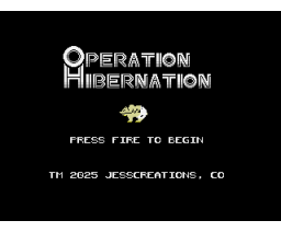 Operation Hibernation (2025, MSX, JessCreations)