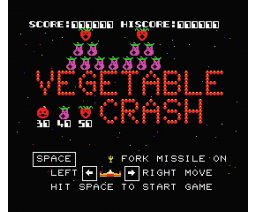 Vegetable Crash (1984, MSX, Hudson Soft)
