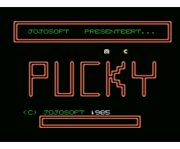 Pucky (1985, MSX, Jojosoft)