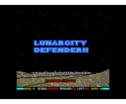 Lunar City Defender II (1993, MSX2, Turbo-R, Satico)